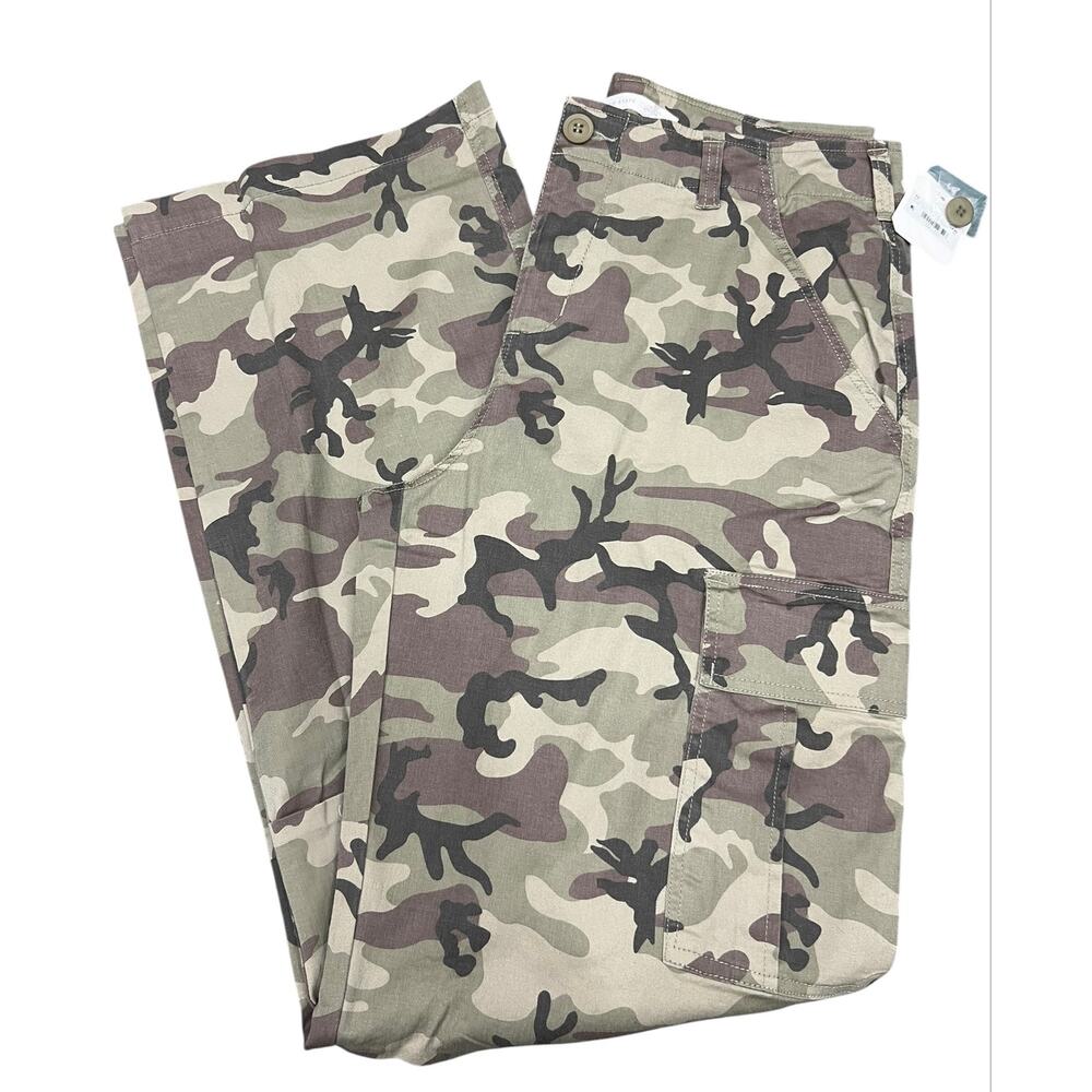 Altar’d State Camo Wide Leg Utility Pants XL NWT - Picture 2 of 9